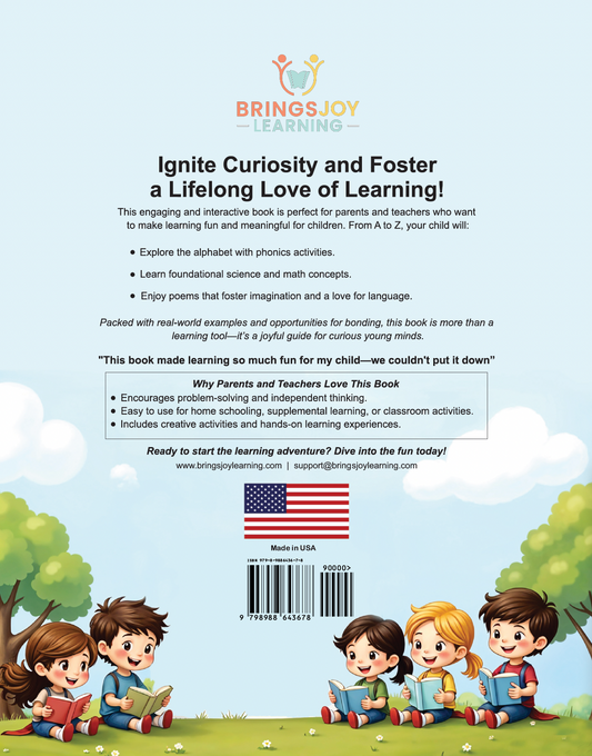 Pre-Kindergarten Activity Book (Ages 2 - 5)