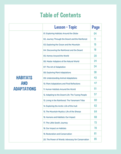 1st Grade Unit 3: Nature's Symphony