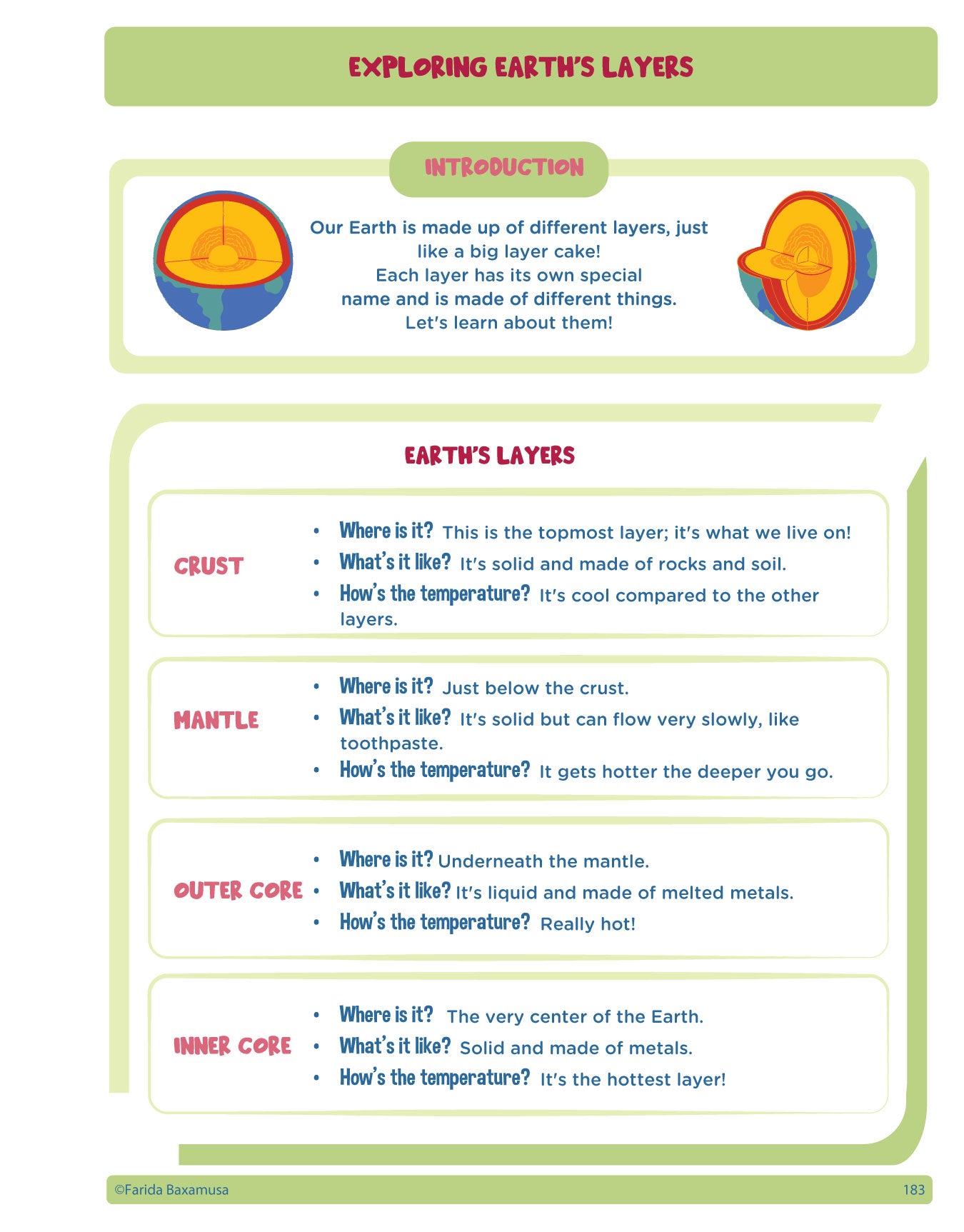 1st Grade Unit 1: Discovering Myself and The Universe