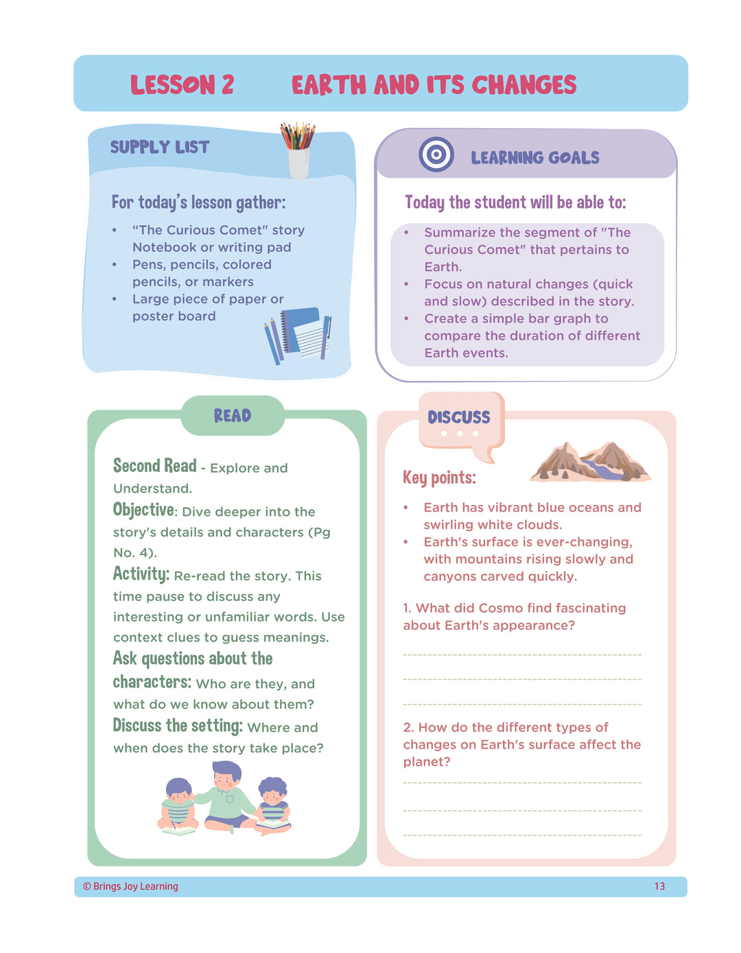 2nd Grade Unit 3: Exploring Boundaries, Civilizations, and Sustainability (Ebook)