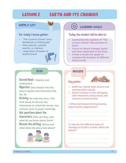 2nd Grade Unit 3: Exploring Boundaries, Civilizations, and Sustainability (Ebook)